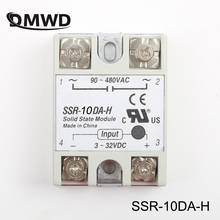 DMWD solid state relay SSR-10DA-H 10A actually 3-32V DC TO 90-480V AC SSR 10DA H relay solid state Resistance Regulator 2024 - buy cheap