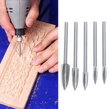 New Hot 5 Pcs/set Wood Carving Engraving Drill Bit Milling Cutter Carving Root Tools Woodworking SMR88 2024 - buy cheap