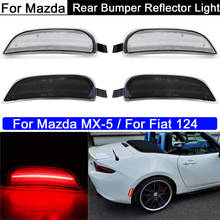 2Pcs Rear LED Side Fender Reflector Lamp Red Side Marker Light For Mazda Miata MX-5 2016-UP For Fiat 124 Spider Abarth 2017-UP 2024 - buy cheap