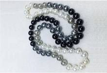 8 мм, серое, белое, черное жемчужное ожерелье 100 см, 125 см, 39 '', 50'', круглая бусина, натуральный Южно-морской жемчуг, женское ювелирное ожерелье 2024 - купить недорого
