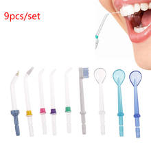 9Pcs Replace Tips for Waterpik Oral Water Flossers Teeth Care Tool Kit 5 Types 2024 - buy cheap
