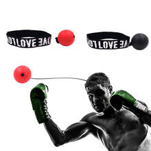 Bola de socos para reflexo e velocidade, bola para treinamento de reação para boxe MMA Sanda Muay Thai treinamento de mão e olho reação força 2024 - compre barato