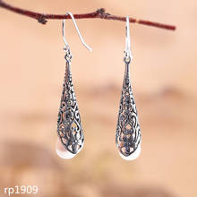 KJJEAXCMY boutique jewelry S925 sterling silver jewelry women's natural pearl earrings new 2024 - buy cheap
