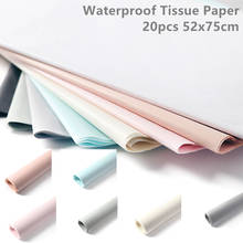 20pcs Waterproof Tissue Paper Craft Paper Floral Wrapping Paper Gift Packing Paper Christmas Home DecorFestive Party Supply 2024 - buy cheap