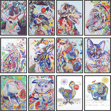 5D Diamond Painting Special Shaped Diamond DIY Part Embroidered Cross Stitch Kit Crystal Rhinestone Art Oil Painting Animal 2024 - buy cheap