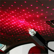 Estrela com luzes led para teto decorativas, luz noturna com usb para interior do carro 2024 - compre barato