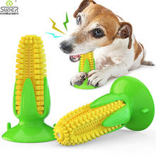 Durable Pet Dog Chew Toys Rubber Corn Play Sucker Toys Aggressive Chewers Tooth Cleaning with Big Suction Pet Interactive Toy 2024 - buy cheap