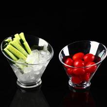 Cuenco acrílico KTV para aperitivos, suministros para Bar, cuenco de pepino PC, cuenco de plástico para ensaladas, cuenco para aperitivos, plato de fruta, taza con tira de pepino 2024 - compra barato