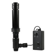 400x 1400x hd zoom microscópio estéreo câmera c-montagem lente de zoom luz coaxial monocular 40mm anel zoon c-montagem lente de vidro 2024 - compre barato