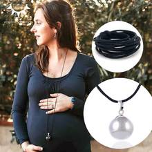 Silver Harmony Ball Necklace Brilliant Pregnancy Chime Bola Pendant Necklace Mom  2024 - buy cheap