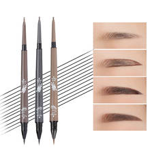 Waterproof Brow Line Pen Liquid Eyebrow Tattoo Tint Pen Long Lasting Natural Double Head Brow Line Pen Eye Cosmetic Tools 2024 - buy cheap