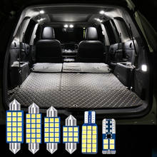 Kit de bombillas LED para coche Citroen c-elysee C Elysee 2017, 2018, 2019, 2020, 7 unidades, 12v, lámparas de lectura de cúpula Interior, accesorios de luz de maletero 2024 - compra barato
