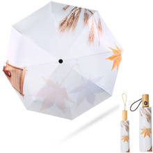 Ручной/автоматический женский зонт от дождя, анти-УФ складной зонтик, Женский Зонт от дождя, подарок для женщин 2024 - купить недорого
