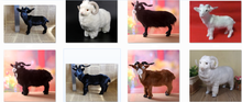 simulation sheep goat hard model polyethylene&furs animal crafts ornaments handicraft home desktop decoration gift a3974 2024 - buy cheap