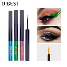 QIBEST 1Pc Matte Liquid Eyeliner Quick Dry Waterproof Colorful Neon 15 Colors  Charming Eye Liner Pencil Shadow Cosmetic Makeup 2024 - buy cheap