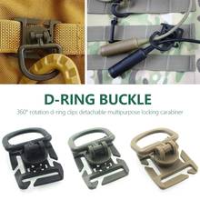 5Pcs/Lot D Ring Clip Outdoor Molle Webbing Mountain Clamp Tactical Backpack Swivel Attach Strap Hang Camp Hike Bushcraft Climb 2024 - buy cheap