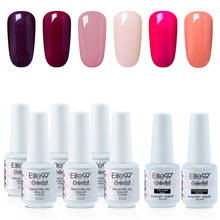 Elite 99-esmalte de gel clássico, 6 peças, base e acabamento de longa duração com led/uv, primer, manicure, salão de beleza, 8ml 2024 - compre barato