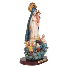 Estatueta da sagrada mãe maria., decoração religiosa, católica, decoração, estátua em resina de 8.67 polegadas. 2024 - compre barato