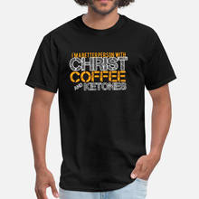 Yellow / Grey Christ Coffee Ketones Design T Shirt Coffee Christ Keto Ketones Christian God Fitness Jesus Religion Faith 2024 - buy cheap
