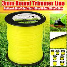 3mm x 30m/100m/168m/270m/300m Nylon Trimmer Rope Fine Quality Brush Cutter Head Strimmer Line Mowing Wire Lawn Mower Accessories 2024 - buy cheap