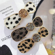 Pinzas para el pelo con diamantes de imitación para niña y Mujer, horquillas con lazos de leopardo, pasadores, sombreros, accesorios para Mujer 2020 2024 - compra barato