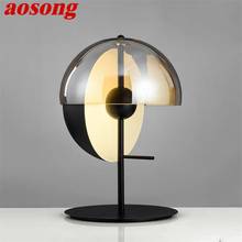 AOSONG Modern Table Lamp Bedroom New Design E27 Desk Light Home LED Lighting Decorative For Foyer Living Room Office Bedroom 2024 - buy cheap