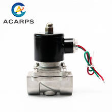 1/2" 3/4" 1" 2" Normally Closed Stainless Steel Solenoid Valve 220VAC 12VDC 24VDC Solenoid Valve 2024 - buy cheap