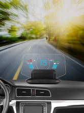 WEIYING C1 Mirror HUD 2020 New OBD2+GPS Dual Mode OBD2 Head Up Display GPS HUD Digital MPH KMH Speedometer Water & Oil Temp RPM 2024 - buy cheap