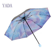 YADA 2020 fashion Cartoon Graffiti Umbrella Sunny Rain uv Umbrella For Women Windproof Manual three Folding Umbrellas YS200069 2024 - buy cheap
