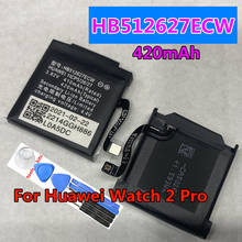 High capacity HB512627ECW HB442528EBC Battery for HUAWEI watch 2 1 watch1 LEO-B09 Watch2 Pro 4G EO-DLXXU +free tools 2024 - buy cheap