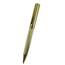 ACMECN New Arrival Gold Ball Pen with Hi-Tech Carved Thread Pattern Spring Clip Metal Brass Plating Silver Premium Ballpoint Pen 2024 - buy cheap