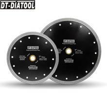 DT-DIATOOL-disco de corte de diamante, rueda de corte para azulejos de granito y mármol, 3 uds./juego de diámetro de 7 "/ 9" 2024 - compra barato