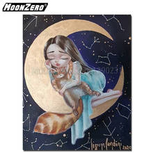 Pintura de diamantes para manualidades, cuadro de niña de dibujos animados, mosaico completo cuadrado/redondo 5D, punto de cruz, regalo, bordado de diamantes, decoración del hogar, decorWYZ20200129 2024 - compra barato