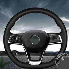 Funda para volante de coche, accesorio antideslizante y transpirable, de cuero de imitación, color negro, para BYD S6, S7, F3, F0, G3, G6, L3, E5 2024 - compra barato