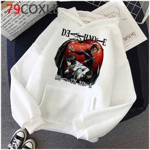 Death note hoodies mulher harajuku streetwear oversized hoddies ulzzang y2k estética 2024 - compre barato