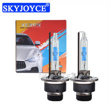 SKYJOYCE-bombillas de Xenón HID D2S 5500K 35W, Kit de faros delanteros de coche, rápido, brillante, sin UV, 35W, D4S, 2 uds. 2024 - compra barato