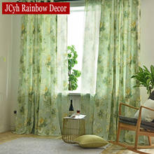 American Green Leaf Blackout Curtains For Living Room Printed Window Curtains For Bedroom Blackout Drapes Curtain Fabrics 75% 2 2024 - buy cheap