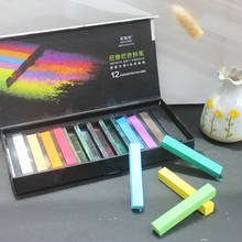 NYONI-Juego de lápices de colores para dibujo artístico, Set de 12/24/48 colores Pastel suave, pincel de crayón de Color tiza para suministros escolares de arte 2024 - compra barato