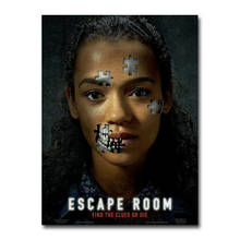 Escape filme quente 2 tecido de seda cartaz da parede arte decoração adesivo brilhante 2024 - compre barato