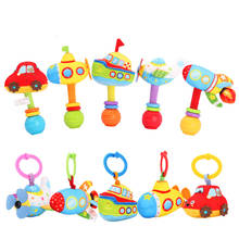 Baby Cute Plush Hand Bells Pulldown Vibrating Vehicle Rattles Newborn Infant Early Educational Toys for Children Gift WJ408 2024 - buy cheap