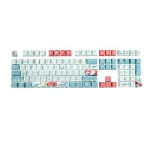 Teclado mecânico de 5 lados com sublimação 108 teclas, oem pbt, conjunto completo de teclas, ukiyo-e ondas do mar 2024 - compre barato