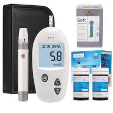 Safe-Accu Blood Glucose Monitor 50/100pcs Test Strips Lancets Glucometer Kit   Diabetes Blood Sugar Monitor Cholesterol Meter 2024 - buy cheap