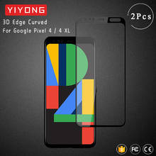 Yiyong-protetor de tela de vidro temperado 3d com borda curvada, para google pixel 4, 3 xl, google pixel 3a, xl, pixel 2, pixel4 2024 - compre barato