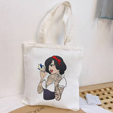 Tattooed Sexy Snow White Fashion Print Messenger Bag Harajuku Fun Large Shoulder Bags Casual Street Handbag New Women Bag Wallet 2024 - buy cheap