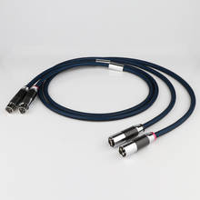 Сбалансированный Hi-Fi кабель X405 G3 высокой чистоты, Hi-End 3 Pin 2 XLR Male to 2 XLR Female, аудиокабель для аудио и видео 2024 - купить недорого