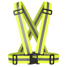 Night Running Reflective Straps Vest Traffic Night Work Security Clothing 2024 - buy cheap