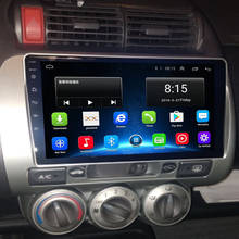 Radio con GPS para coche, reproductor Multimedia con Android 10,0, 9 pulgadas, 4G LTE, DVD, estéreo, para HONDA JAZZ City 2002, 2003, 2004, 2005, 2006, 2007 2024 - compra barato