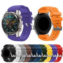 Pulseiras de relógio para samsung galaxy relógio 46mm engrenagem s3 pulseira de relógio inteligente 22mm substituição para huawei gt 2e/gt 2 46mm acessórios 2024 - compre barato