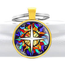 Unique Christian Cross Keychain Classic Men Women Jewelry Gifts Key Rings 2024 - buy cheap
