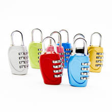 4 Dial Digit Password Lock 30x67x14mm Combination Suitcase Luggage Metal Code Password Lock Padlock Multi Colors 2024 - buy cheap